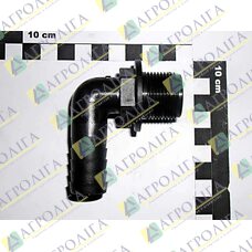 Schl-подеколи. 90 градусів D = 20 AG = 3 / 4in