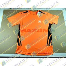 Спортивні сорочки Чоловіки Gr. XXL (56-58) помаранчевий / чорний з логотипом AMAZONE Спортивні сорочки Чоловіки Gr. XXL (56-58) помаранчевий / чорний з логотипом AMAZONE