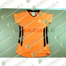 Спорт Сорочка жіноча Gr. XL (42) помаранчевий / чорний з логотипом AMAZONE Спорт Сорочка жіноча Gr. XL (42) помаранчевий / чорний з логотипом AMAZONE
