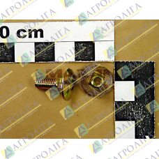 Flachrundschraube 603 6X 16 8.8 A2G